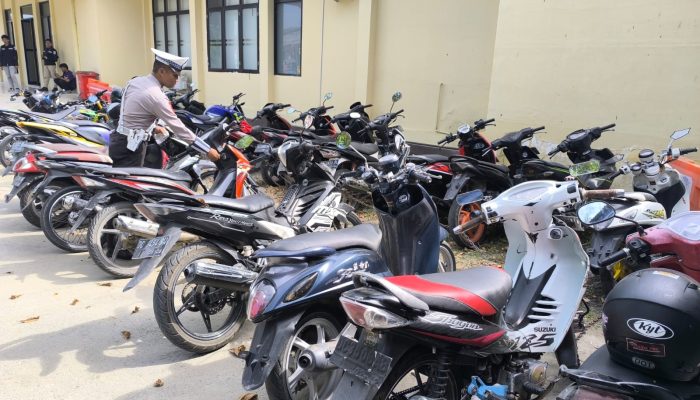 Puluhan Pengendara Kembali Terjaring Pada Operasi Patuh Marano Polres Majene