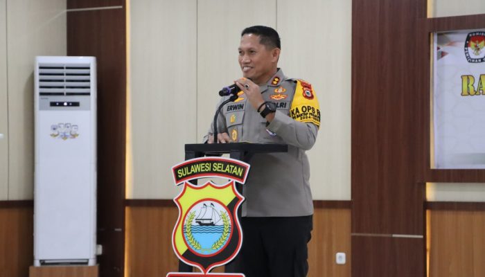Ini Harapan Kapolres Bone Saat Pimpin Rapat Koordinasi Lintas Sektoral Dalam Rangka Pilkada