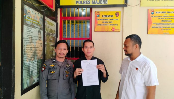 Unit III Tipidter Satreskrim Polres Majene Melimpahkan Tersangka dan Barang Bukti (tahap ke 2) ke Kejaksaan Negeri Majene