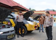 Kapolres Tator Cek Kendaraan Dinas dan Alsus Jelang Pilkada 2024