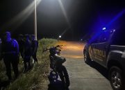 Polres Sidrap Bersama Jajaran Polsek Hadirkan Rasa Aman dengan Blue Light Patrol
