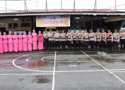 Polres Palopo Laksanakan Upacara Kenaingkan Pangkat