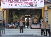 Kapolres Soppeng Pimpin Sispamkota Dalam Rangka Pengamanan Pilkada 2024