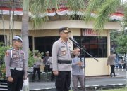 Kapolres Pinrang Pimpin Apel Gelar Pasukan Operasi Mantap Praja Pallawa 2024-2025
