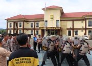 Tingkatkan Kemampuan Jelang Pilkada 2024, Polres Toraja Utara Gelar Latihan Dalmas