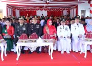 Kapolres Majene Hadiri Upacara Detik-Detik Proklamasi Hut RI Ke-79 di Pendopo Rujab Bupati Majene