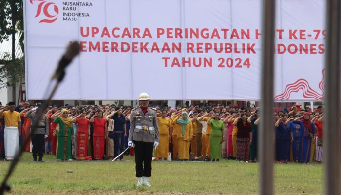 Kapolres Tator Beri Apresiasi, Personil Sukses Kibarkan Bendera Merah Putih