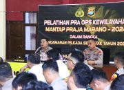 Polres Majene Gelar Pelatihan Pra Operasi Mantap Praja Marano 2024, Ini Penekanan Kapolres Majene