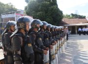 Polres Majene Gelar Simulasi SISPAMKOTA Dalam Menghadapi Pemilukada 2024