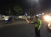 Satlantas Polres Bone Gelar Blue Light Patrol