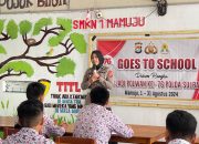 Semarak HUT Polwan ke-76, Polwan Polda Sulbar Edukasi Pelajar Bijak Bersosial Media