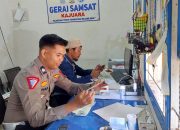 Tingkatkan Pelayanan di Gerai Samsat, KRI Satlantas Polres Bone: Mari Taat Bayar Pajak Kendaraan