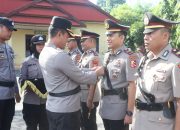 Kapolres AKBP Muhammad Rosid Pimpin Serah Terima Jabatan 1 Kabag dan 6 Kapolsek Polres Wajo