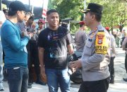 AKBP Rosid Pimpin Pengamanan Proses Pendaftaran Bapaslon Pammase Berlanjut di KPU Wajo