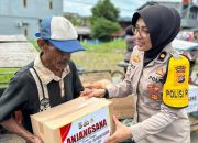 Polwan Polda Sulbar Gelar Aksi Sosial Sambangi Panti Asuhan dan Tukang Becak