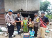 Polsek Watang Pulu Sidrap Sebar Kebaikan, Gelar Jumat Berbagi dengan Berbagi Sembako