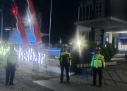 Cegah Gangguan Kamtibmas Di Malam Hari, Sat Lantas Polres Polman Laksanakan Blue Light Patrol