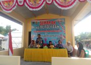 Bhabinkamtibmas Polsek Wonomulyo Hadiri Pembukaan Semarak Kemerdekaan Indonesia Yang Ke 79