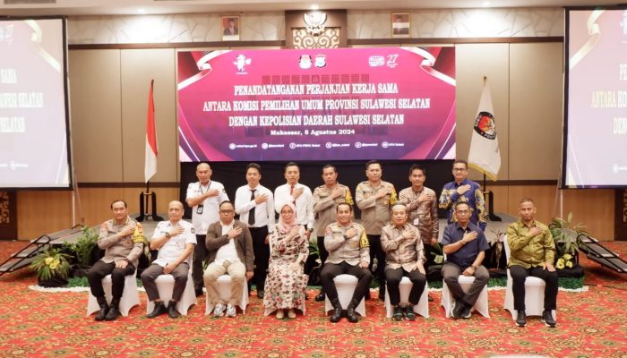 Kapolres Tator Hadiri Giat Deklarasi Pilkada Damai Di Makassar