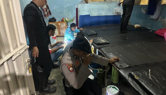 Rutan Kelas II B Majene Gelar Penggeladahan Blok Hunian Narapidana, Polres Majene Lakukan Pendampingan