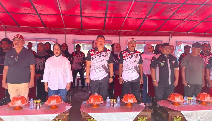 HUT RI Ke-79, Kapolres Sinjai Buka Kejuaraan Menembak