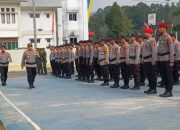 Kapolres Toraja Utara Pimpin Langsung Apel Gelar Pasukan Ops Mantap Praja Pallawa 2024-2025