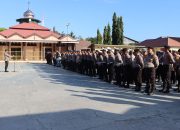 Polres Majene Gelar Apel Kesiapan Pengamanan Deklarasi dan Pendaftaran Bakal Calon Bupati dan Wakil Bupati Majene