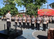 Kapolres Pangkep Pimpin Sertijab Sejumlah Pejabat Utama