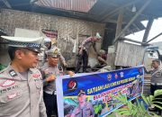 Sat Lantas Polres Sidrap Gelar Baksos, Rangkaian HUT Lalulintas Bhayangkara ke-69