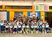 Personel Satuan Lalu Lintas Polres Wajo Laksanakan Polisi Sahabat Anak di TK Kasih Ibu