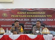 Sukseskan Pilkada 2024, Polres Tator Gelar Rapat Koordinasi Internal Kesiapan Pengamanan TPS