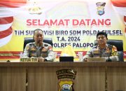 Kabag Bingkar RO SDM Polda Sulsel Pimpin Supervisor di Polres Palopo