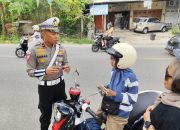 Satlantas Polres Majene Intensifkan Operasi Penertiban Lalu Lintas di Jl. Jend. Sudirman