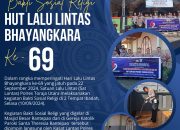 Jelang HUT Lalu Lintas Bhayangkara ke-69, Sat Lantas Polres Toraja Utara Gelar Bakti Sosial Religi
