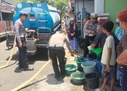 Sat Lantas Polres Palopo Gelar Baksos Penyaluran Air Bersih