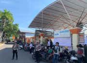 Sat Lantas Polres Parepare Libatkan Personil, Lakukan Pam dan Gatur Sosialisasi Pencoblosan Untuk Penyandang Disabilitas