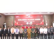 Kapolres Hadiri Rapat Pengundian Dan Penetapan Nomor Urut Calon Bupati dan Wakil Bupati Wajo
