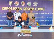Satresnarkoba Polres Luwu kembali Ringkus Pengedar Narkotika Jenis Sabu, Iptu Abdianto : Sabu Dibawah Dari Malaysia Disembunyikan Melalui Lubang Dubur Pelaku