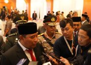 Wakapolda Sulbar Hadiri Pelantikan PJS Bupati di Gedung Graha Sandeq