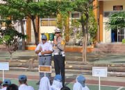 Edukasi Kamseltibcarlantas, Kasat Lantas Polres Pelabuhan Makassar Sambangi SMAN 4