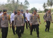 Kapolres Bone Sambut Kunker Mentan bersama Kabaharkam dan Kapolda Sulsel di Dua Boccoe