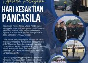 Bersama Pancasila Kita Wujudkan Indonesia Emas, Polres Toraja Utara Gelar Upacara Peringatan Hari Kesaktian Pancasila