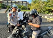 Gaktiplin Propam Polda Sulbar, Pastikan Personel Tertib Berkendara