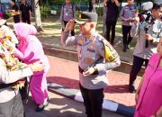 Kapolres Sidrap Hadiri Farewell Parade, Kenang Dedikasi Kapolda Sulsel