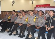Wakapolres Kompol Hardjoko, Pimpin Personil Polres Wajo Terima Arahan Kapolda Sulsel Melalui Zoom Meeting