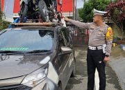 Sat Lantas Luwu Timur Tindak Tegas Kendaraan Overload Yang Melintas di Wilayah Hukumnya