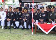 Kapolres Palopo Hadiri Peringatan HUT TNI KE 79 Tahun di Lapangan Gaspa