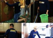 Meriahkan Anniversary 2 Tahun Alumni SIP (51AP) Sulsel, Gelar Bersih-Bersih Masjid di Makassar