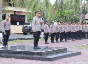 Kapolres Pinrang Pimpin Apel Pagi Jam Pimpinan