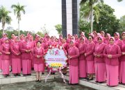 Peringati HKGB ke-72, Bhayangkari Sidrap Tabur Bunga di Taman Makam Pahlawan